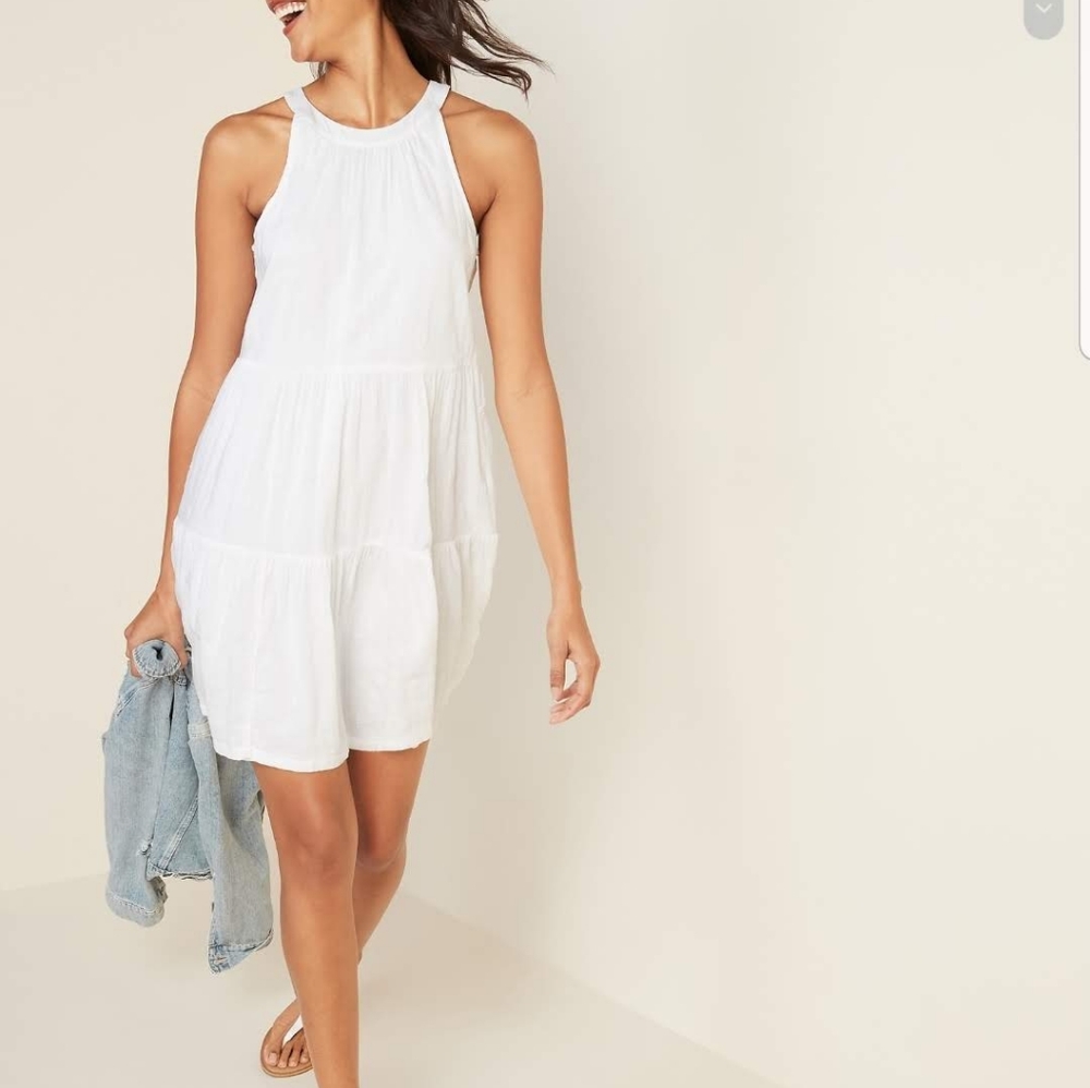 Old Navy Sleeveless Tiered Swing  Dress for Women